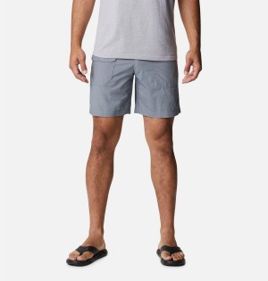 Columbia Washed Out Cargo Men's Shorts Grey | EGRSMQ-160