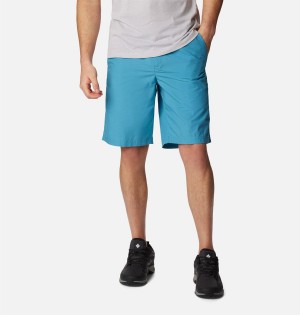 Columbia Washed Out Men's Shorts Turquoise | YPWBDZ-928