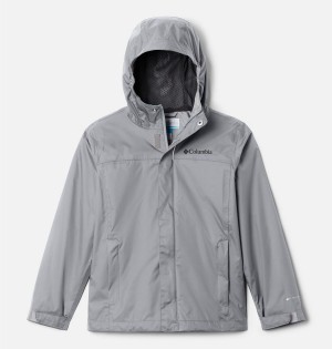 Columbia Watertight II Kids' Jacket Grey | ZYXFIQ-683