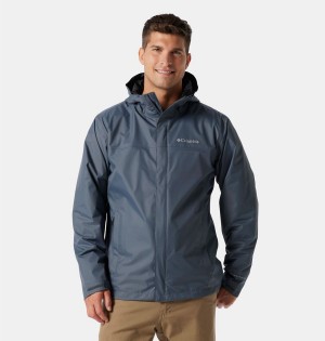 Columbia Watertight II Men's Rain Jacket Grey | DKJFCT-481