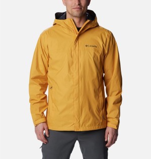 Columbia Watertight II Men's Rain Jacket Yellow | ORSQIU-910