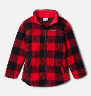 Columbia West Bend Full Zip Fleece Kids' Jacket Red | XCULAE-648