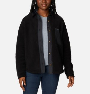Columbia West Bend Jacket Women's Shirt Black | LVKQWY-236