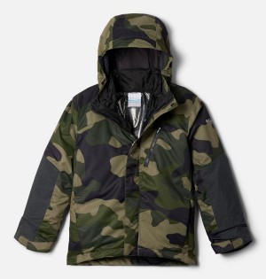 Columbia Whirlibird II Interchange Kids' Jacket Green | CKQFDS-703