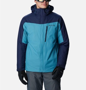 Columbia Whirlibird IV Interchange Men's Ski Jacket Blue | LRIFEH-912