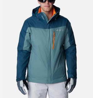 Columbia Whirlibird IV Interchange Men's Ski Jacket Blue | JQVIDZ-749
