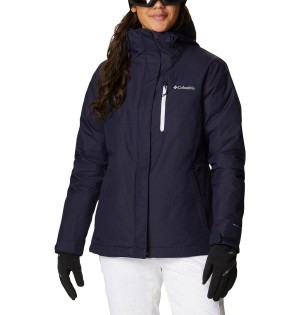 Columbia Whirlibird IV Interchange Women's Ski Jacket Navy | NSEZWP-720