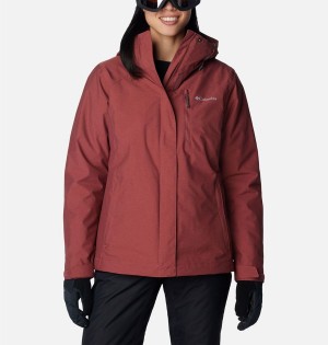 Columbia Whirlibird IV Interchange Women's Ski Jacket Coral | ZBQPXT-497