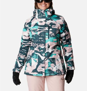 Columbia Whirlibird IV Interchange Women's Ski Jacket Turquoise | NFDZYG-396