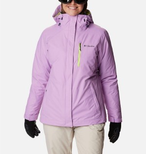Columbia Whirlibird IV Interchange Women's Ski Jacket Purple | HVGWCO-483