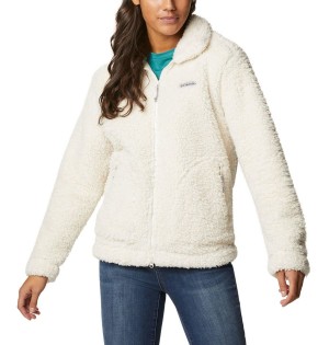 Columbia Winter Pass Sherpa Full Zip Women's Fleece Jacket White | ZYAPTD-237