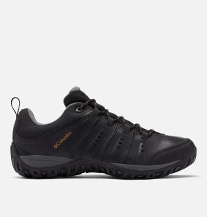 Columbia Woodburn II Waterproof Men's Hiking Shoes Black | ASHJIV-587