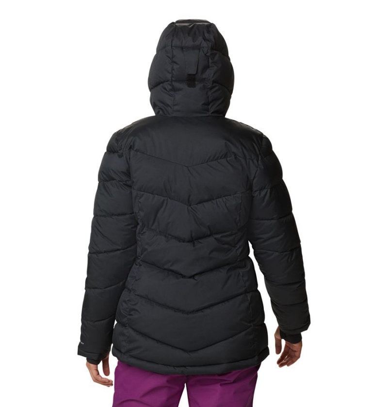 Columbia Abbott Peak Insulated Women's Ski Jacket Black | MAKEUP-870