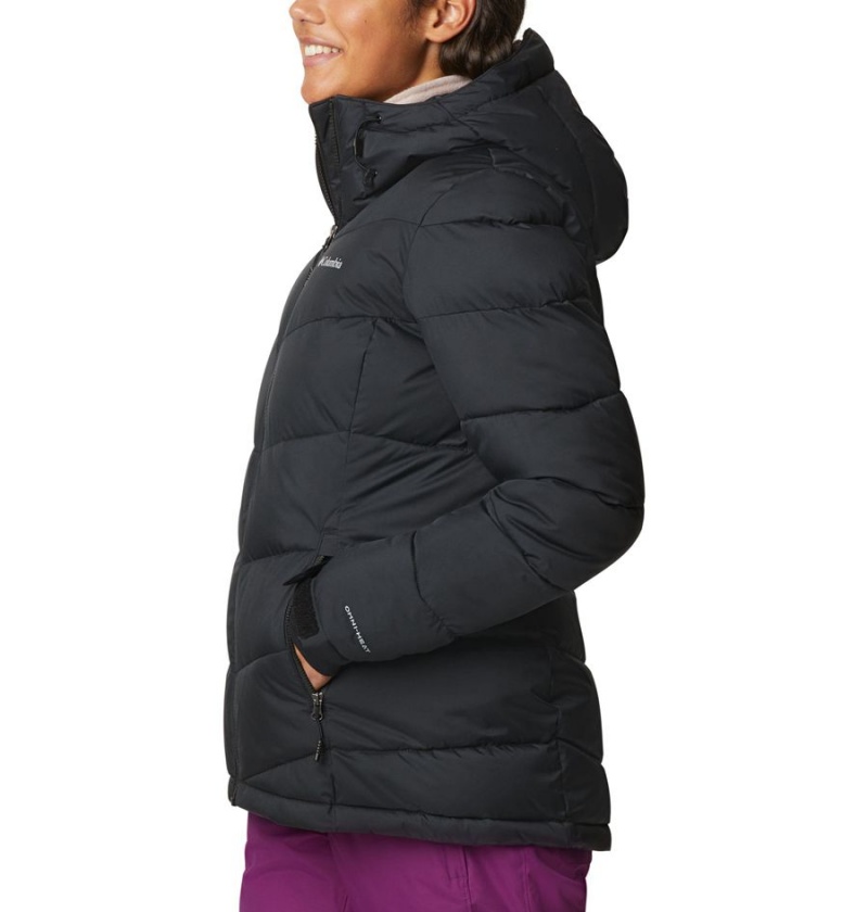 Columbia Abbott Peak Insulated Women's Ski Jacket Black | MAKEUP-870