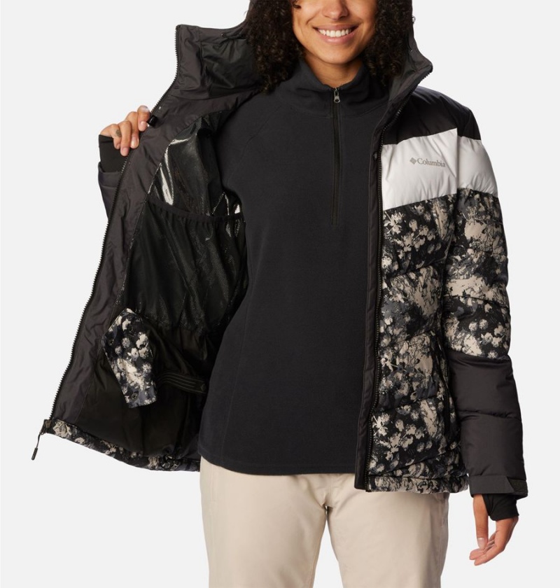 Columbia Abbott Peak Insulated Women's Ski Jacket Black | LYGBOP-803