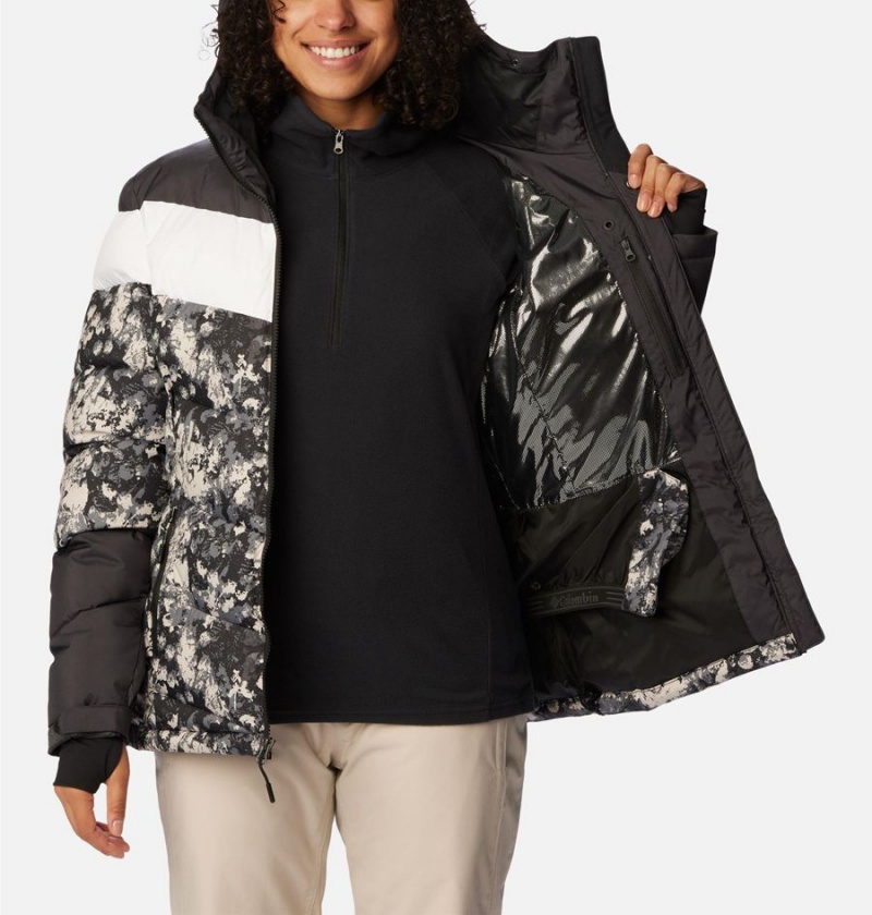 Columbia Abbott Peak Insulated Women's Ski Jacket Black | LYGBOP-803