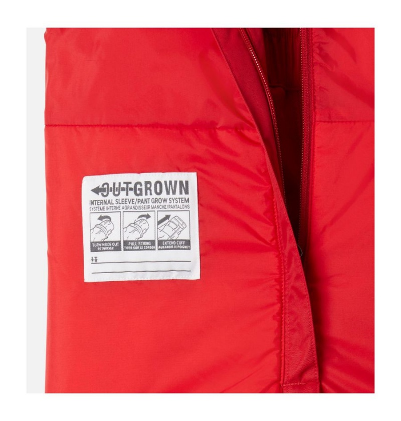 Columbia Adventure Ride Insulated Ski Bib Kids' Pants Red | FYALZC-251