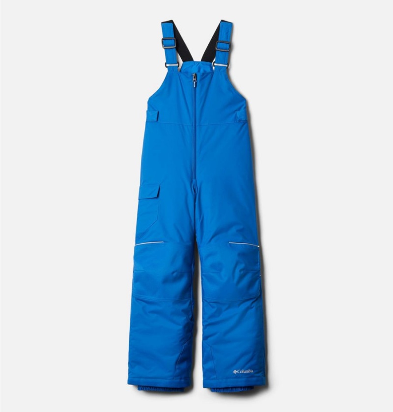 Columbia Adventure Ride Insulated Ski Bib Kids\' Pants Blue | GRJHQM-792