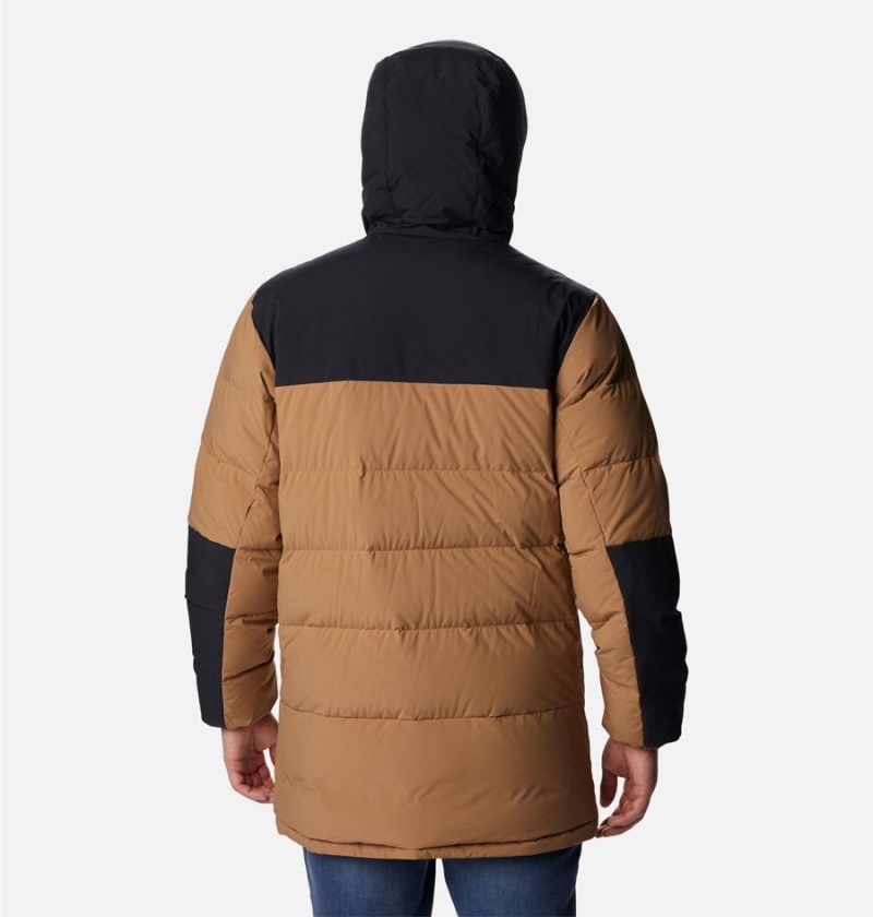 Columbia Aldercrest Down Men's Coats Brown | MVYBZU-720