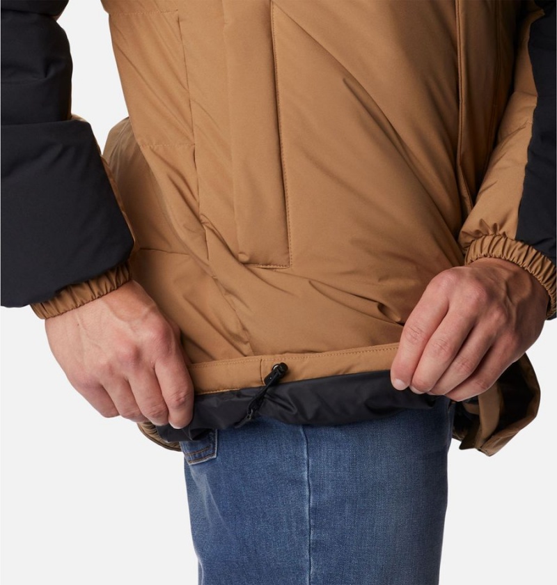Columbia Aldercrest Down Men's Coats Brown | MVYBZU-720