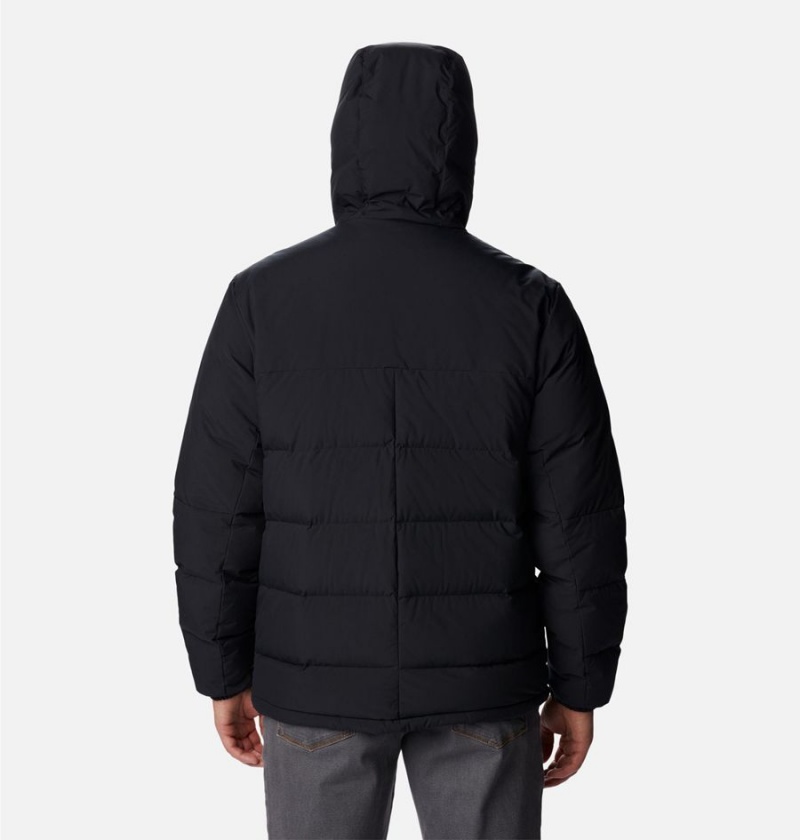 Columbia Aldercrest Hooded Insulated Men's Puffer Jacket Black | RHOLJV-634