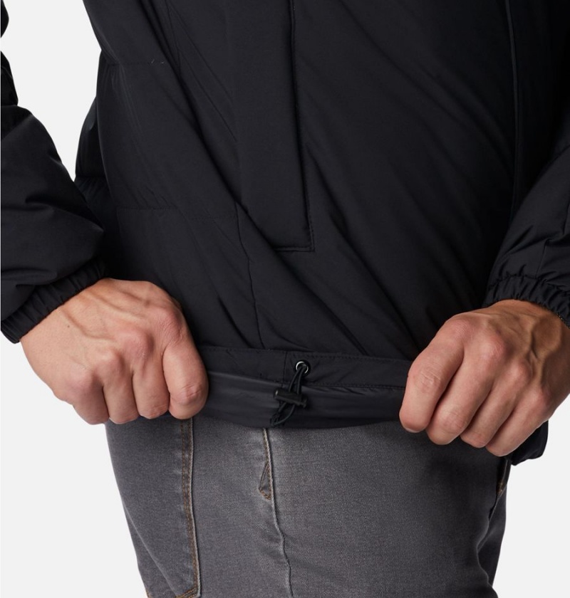 Columbia Aldercrest Hooded Insulated Men's Puffer Jacket Black | RHOLJV-634