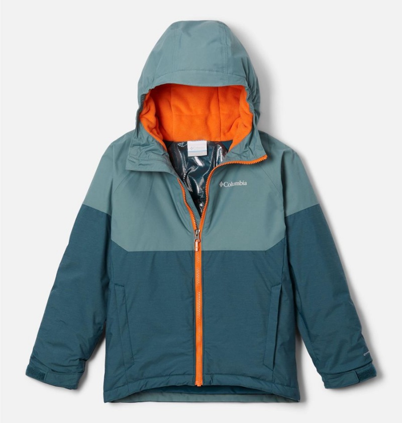 Columbia Alpine Action II Kids\' Jacket Turquoise | MFWJXU-758