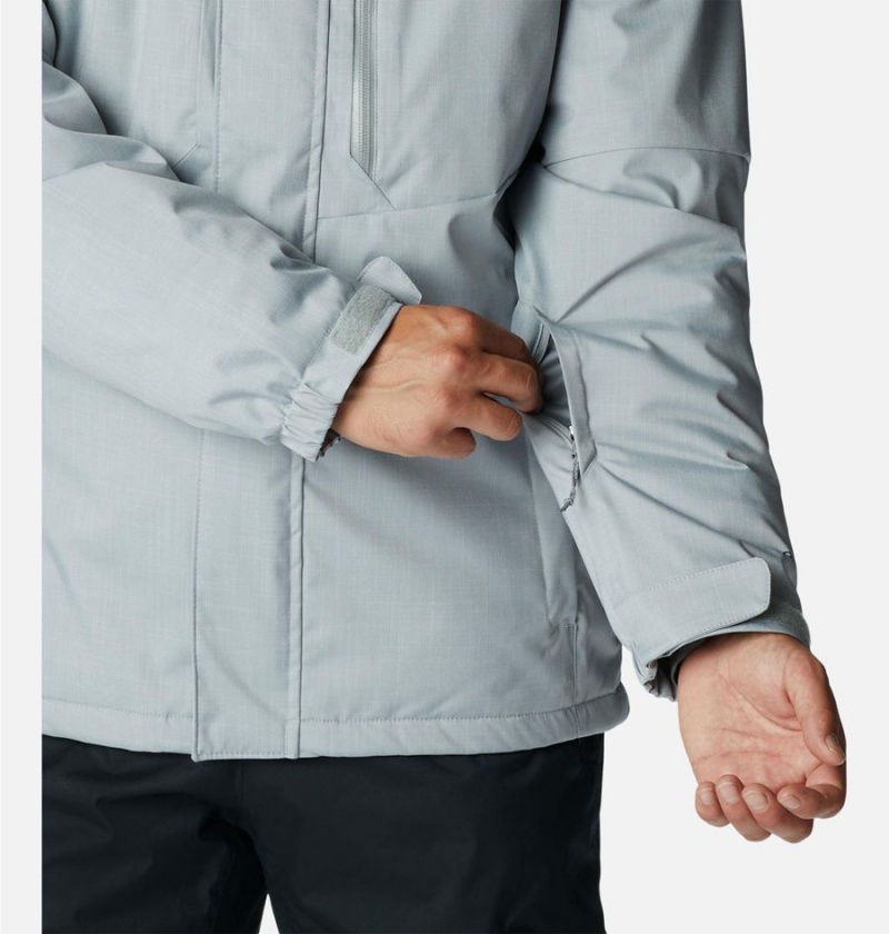 Columbia Alpine Action Insulated Men's Ski Jacket Grey | NKQAJR-392