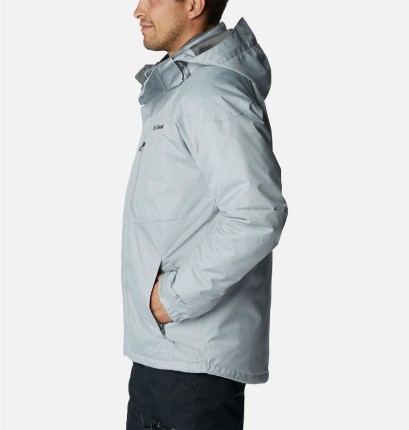Columbia Alpine Action Insulated Men's Ski Jacket Grey | NKQAJR-392