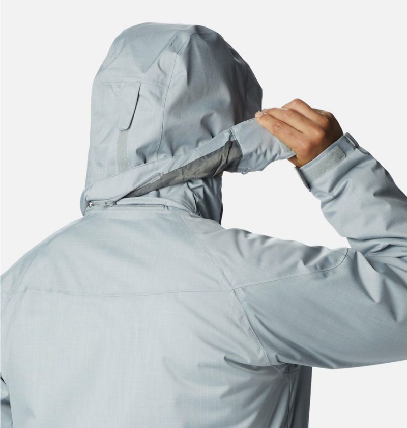 Columbia Alpine Action Insulated Men's Ski Jacket Grey | NKQAJR-392