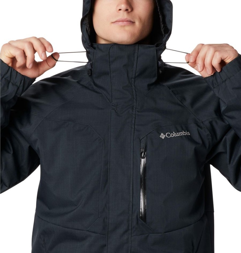 Columbia Alpine Action Insulated Men's Ski Jacket Black | WEVLDM-739