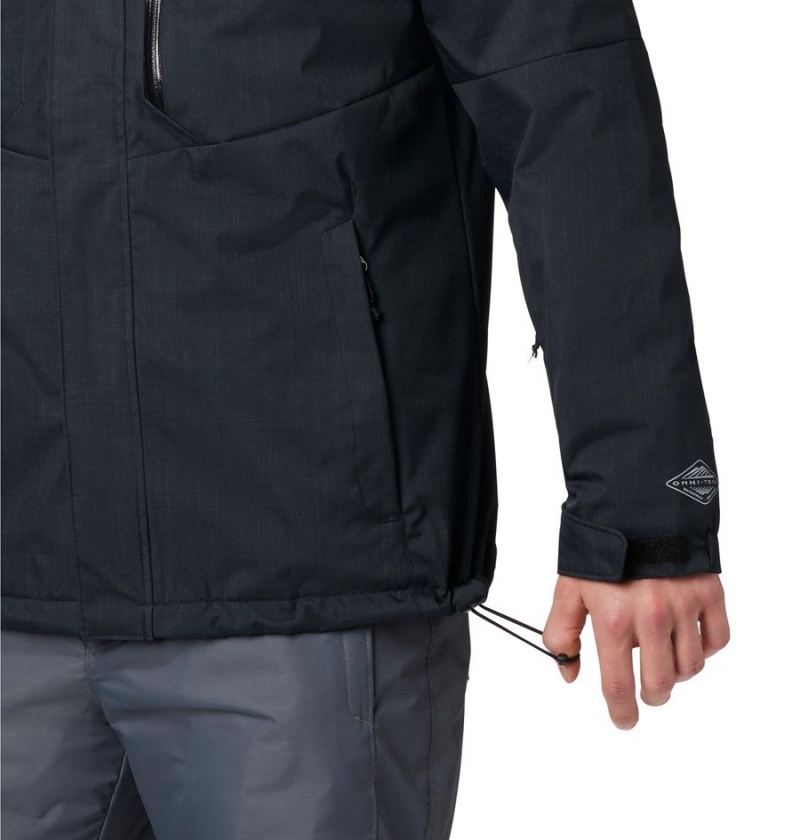 Columbia Alpine Action Insulated Men's Ski Jacket Black | WEVLDM-739