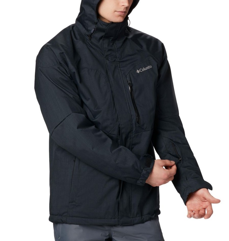 Columbia Alpine Action Insulated Men's Ski Jacket Black | WEVLDM-739