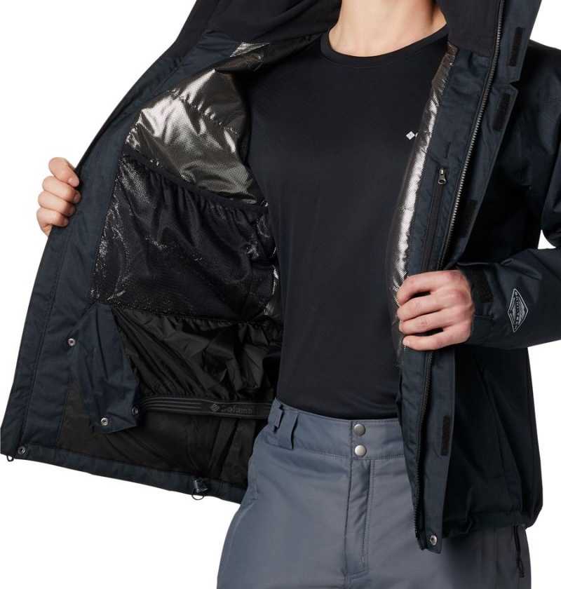 Columbia Alpine Action Insulated Men's Ski Jacket Black | WEVLDM-739