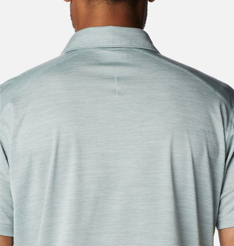 Columbia Alpine Chill Zero Men's Polo Shirt Grey | ASQLVD-943