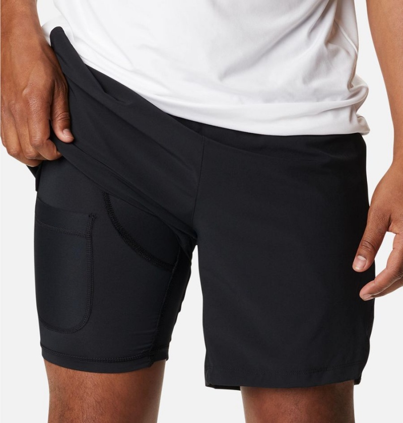 Columbia Alpine Chill Zero Men's Shorts Black | KIAZTC-128