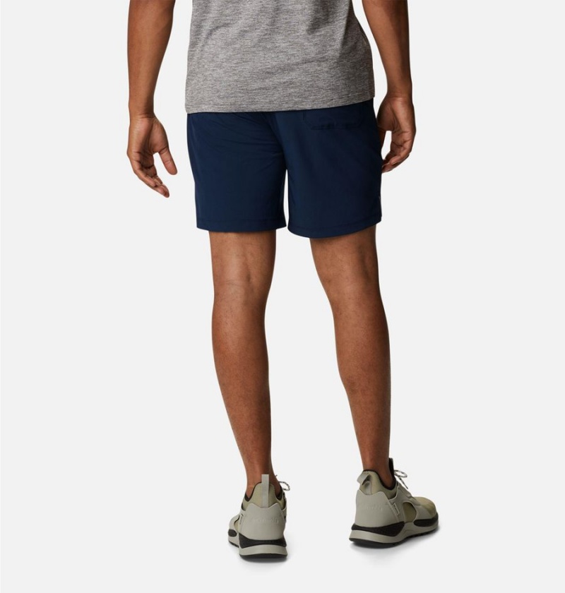 Columbia Alpine Chill Zero Men's Shorts Navy | FLTIWP-714