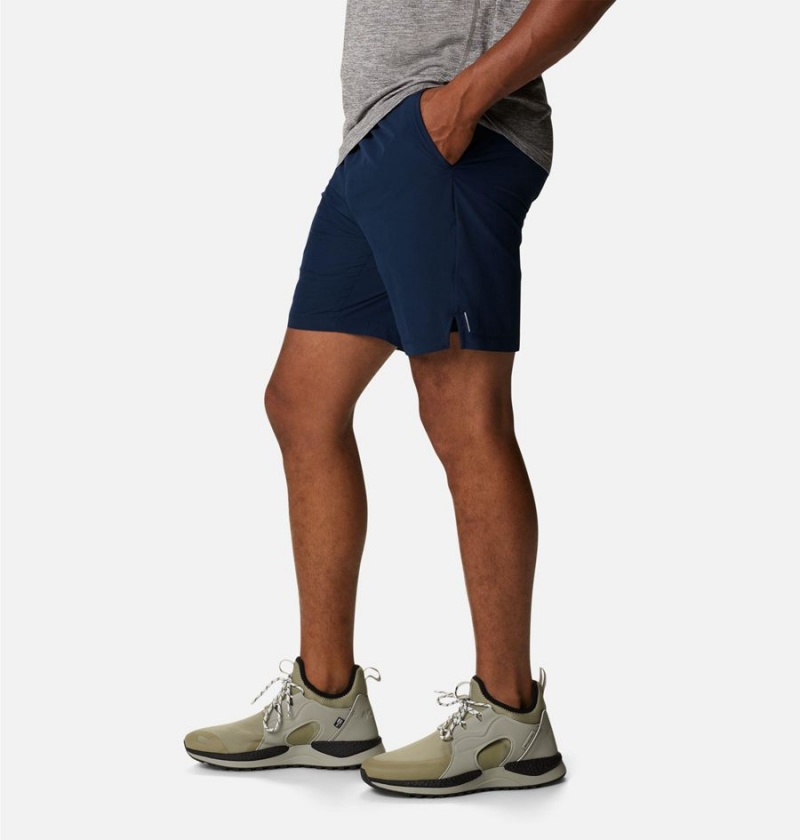 Columbia Alpine Chill Zero Men's Shorts Navy | FLTIWP-714
