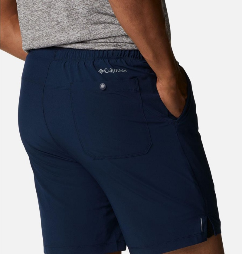 Columbia Alpine Chill Zero Men's Shorts Navy | FLTIWP-714