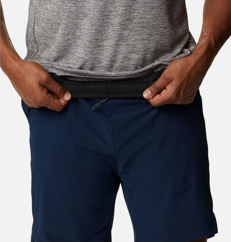 Columbia Alpine Chill Zero Men's Shorts Navy | FLTIWP-714
