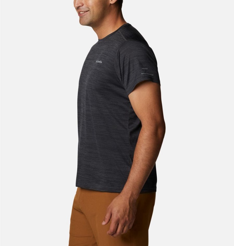 Columbia Alpine Chill Zero Short Sleeve Crew Men's T-Shirt Black | TDKLPJ-026