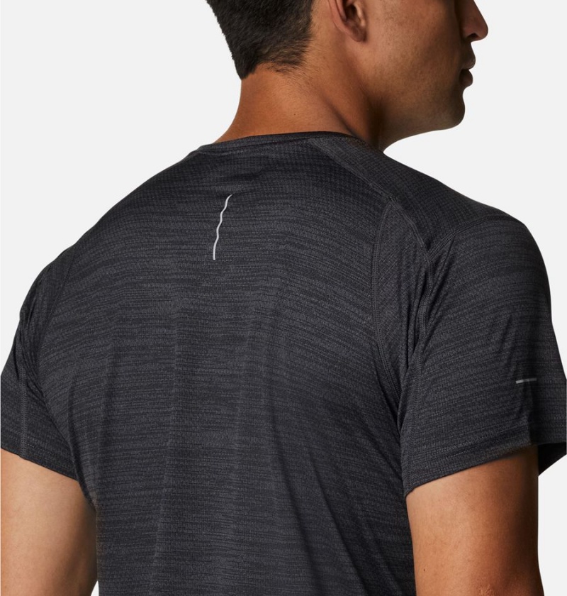 Columbia Alpine Chill Zero Short Sleeve Crew Men's T-Shirt Black | TDKLPJ-026