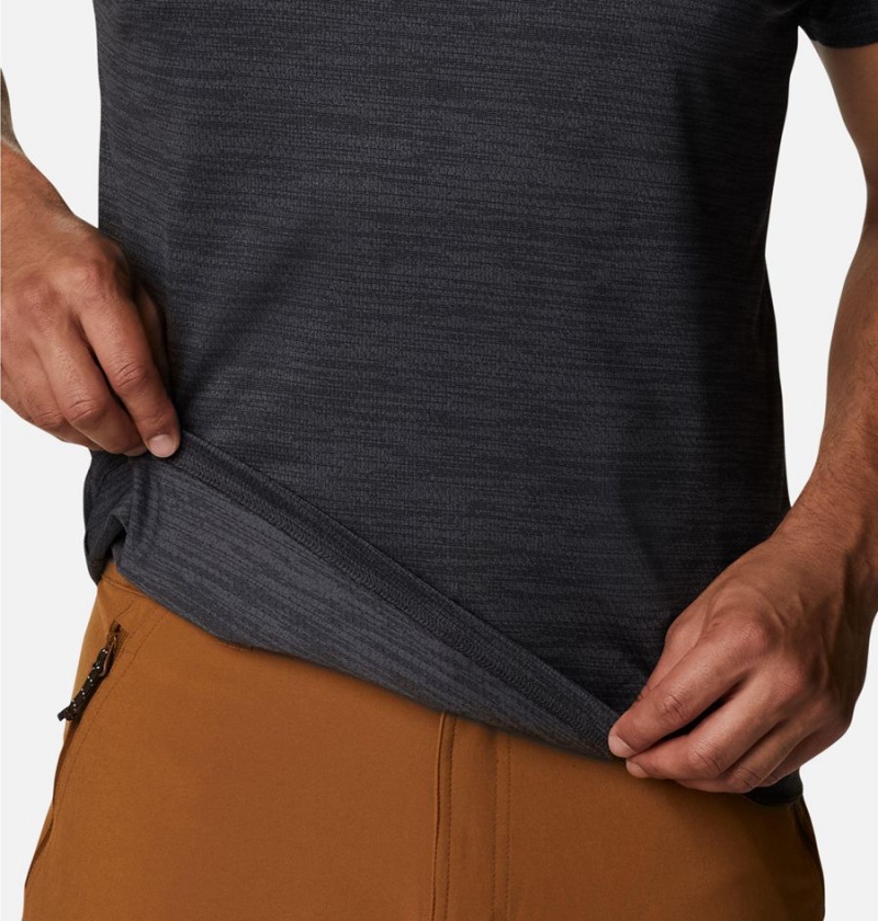 Columbia Alpine Chill Zero Short Sleeve Crew Men's T-Shirt Black | TDKLPJ-026