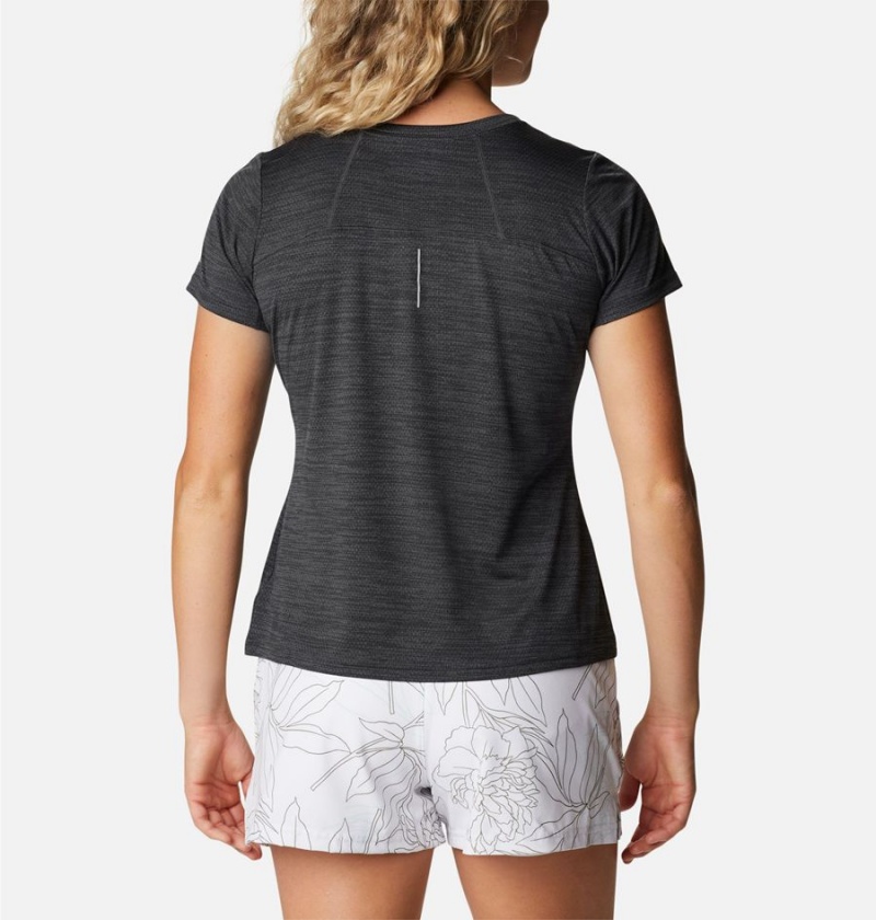 Columbia Alpine Chill Zero Short Sleeve Women's T-Shirt Black | GMYIZH-720