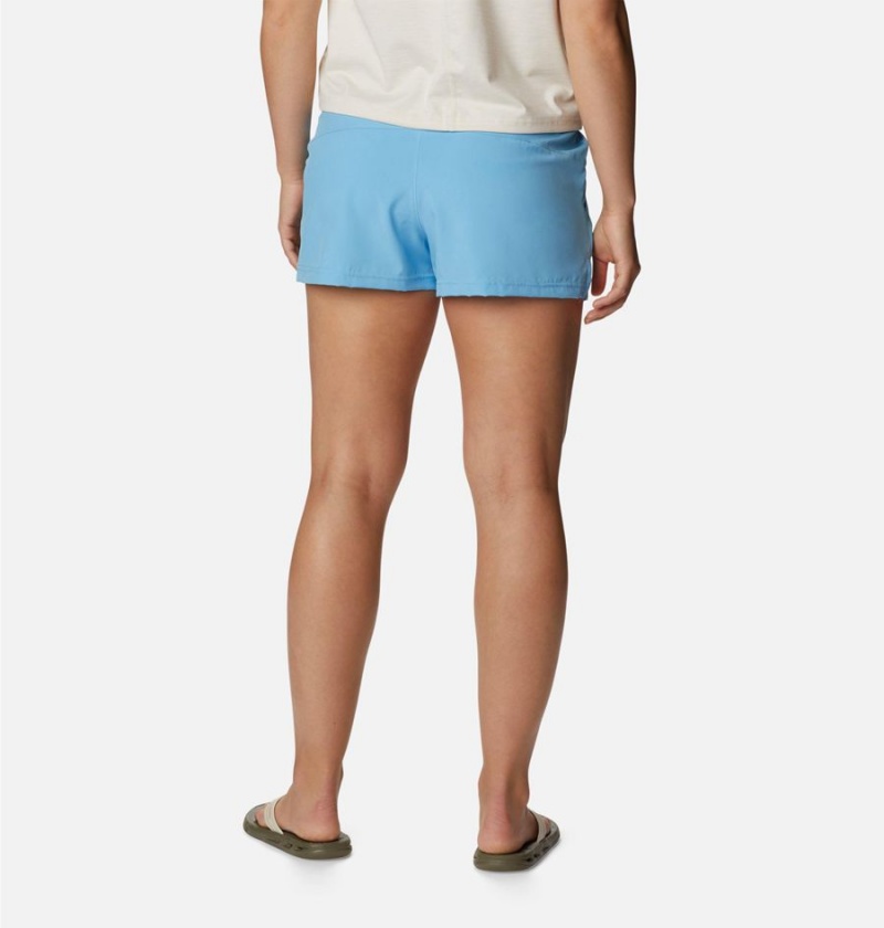 Columbia Alpine Chill Zero Women's Shorts Blue | JFCOAY-159