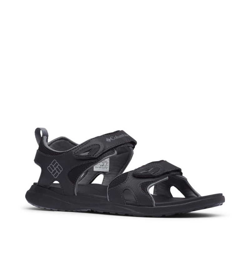 Columbia Ankle Strap Men's Sandals Black | YXKOSC-651