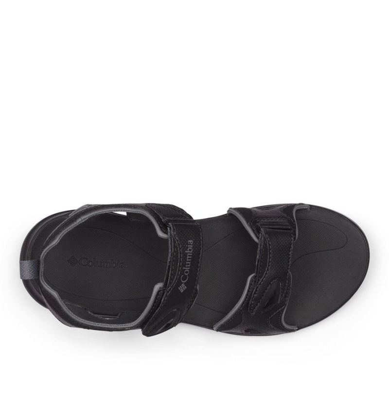 Columbia Ankle Strap Men's Sandals Black | YXKOSC-651