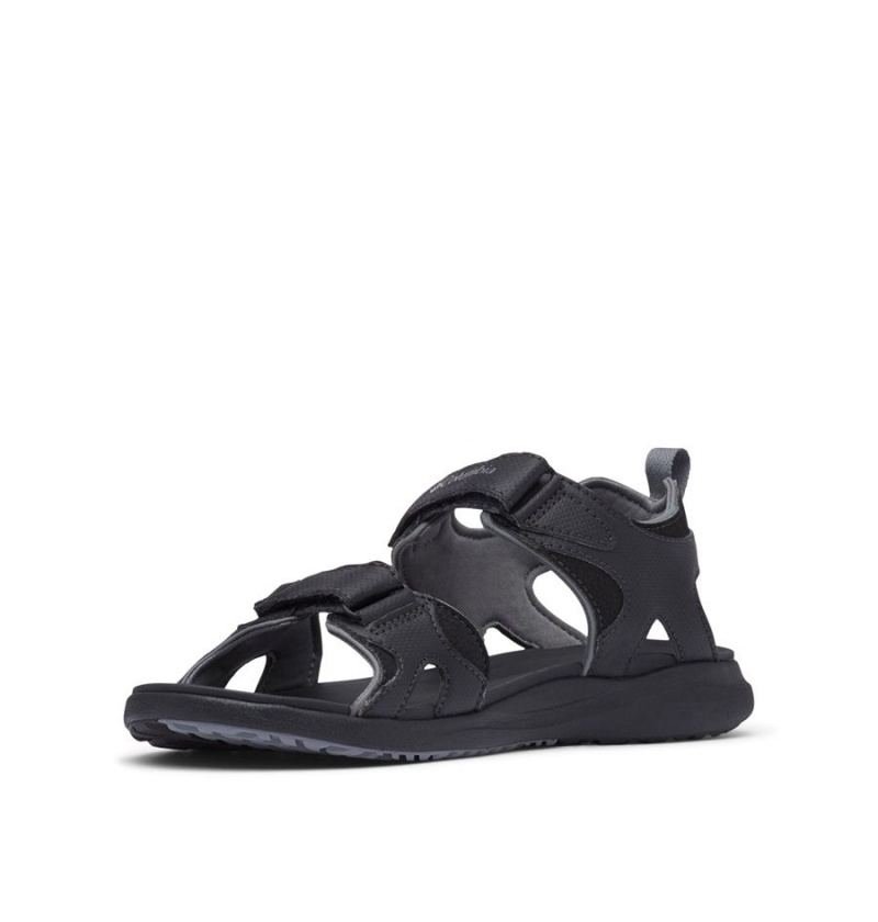 Columbia Ankle Strap Men's Sandals Black | YXKOSC-651