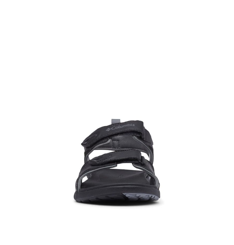 Columbia Ankle Strap Men's Sandals Black | YXKOSC-651