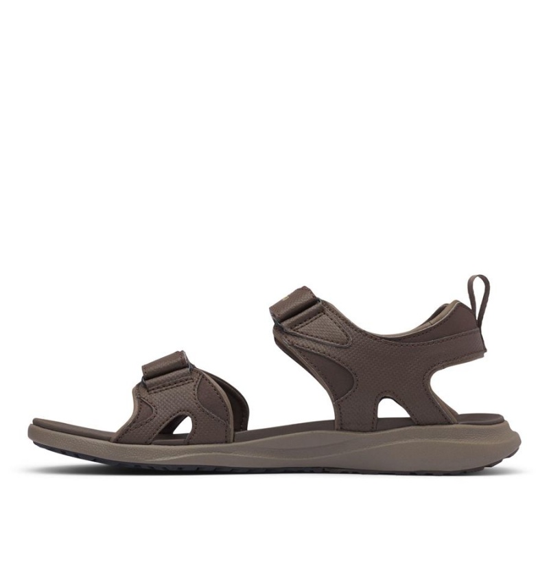 Columbia Ankle Strap Men's Sandals Brown | EAKFBR-158